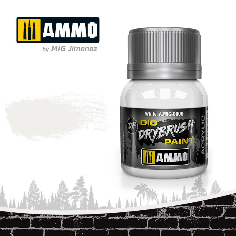 Ammo by MIG -  Drybrush - White