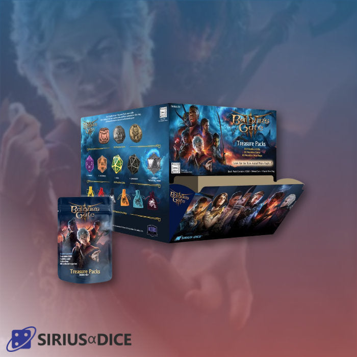 Sirius Dice - D&D Baldurs Gate 3 Treasure Packs Blind Box PDQ