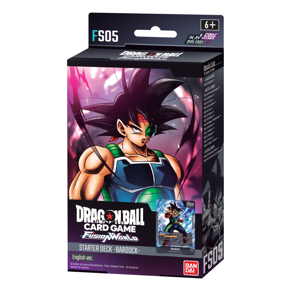 Dragon Ball Super Card Game: Fusion World  Starter Deck Display: Bardock [FS05]