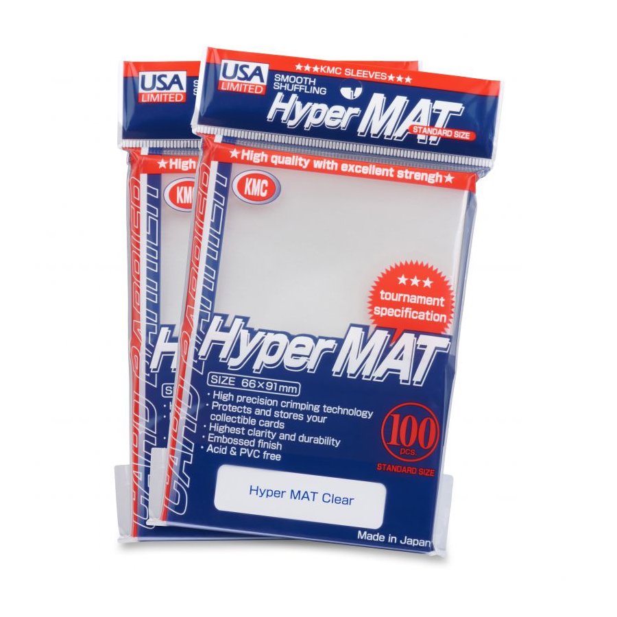 KMC: Sleeves  Hyper MAT: Clear