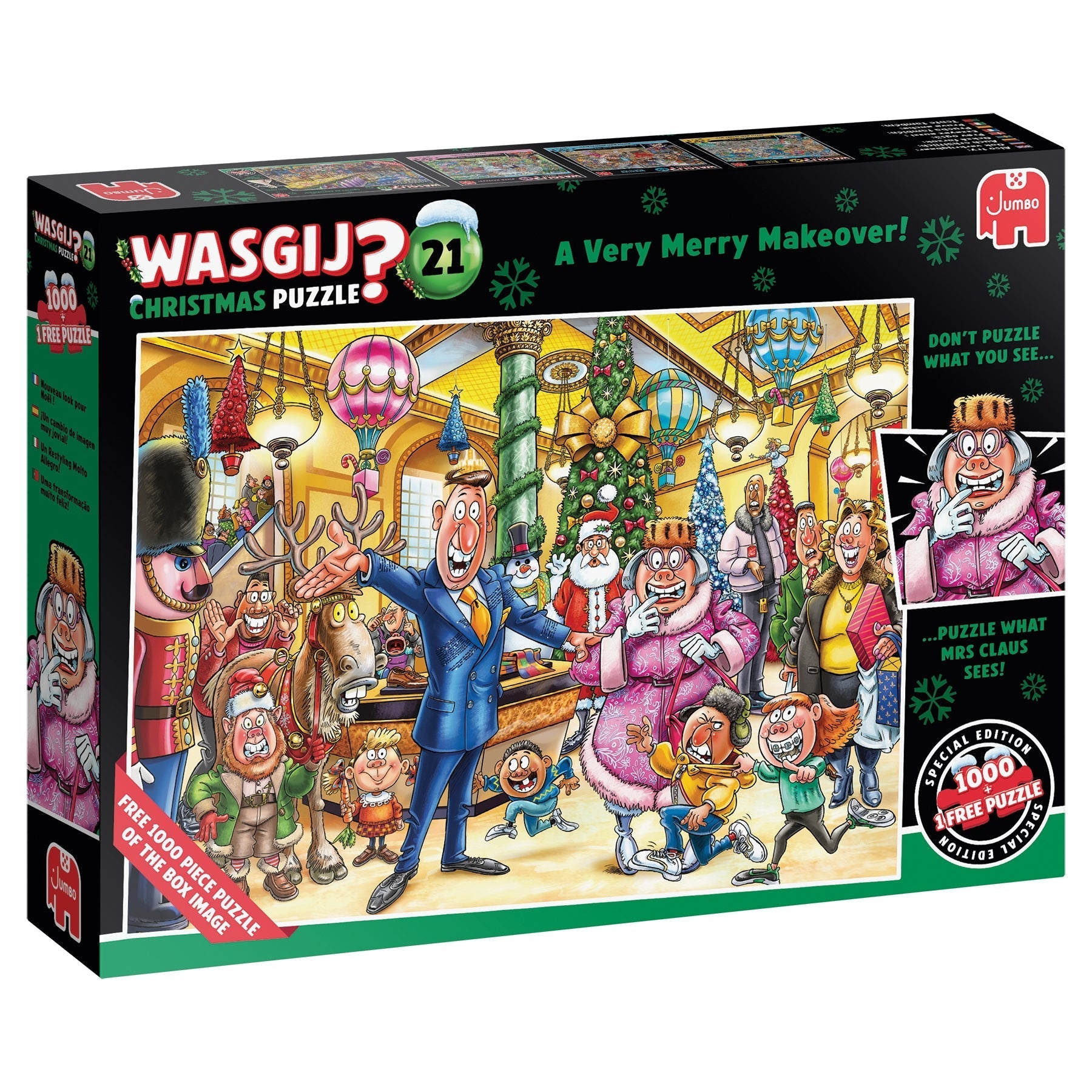 Jumbo - Wasgij Christmas # 21 2 x 1000pc Puzzles