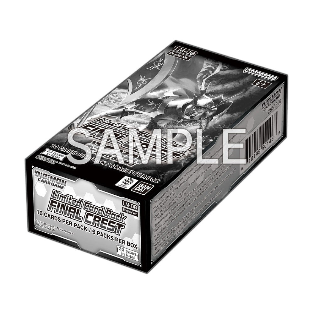 PREORDER Digimon Card Game: Limited Card Pack Display  Final Crest [LM-08]