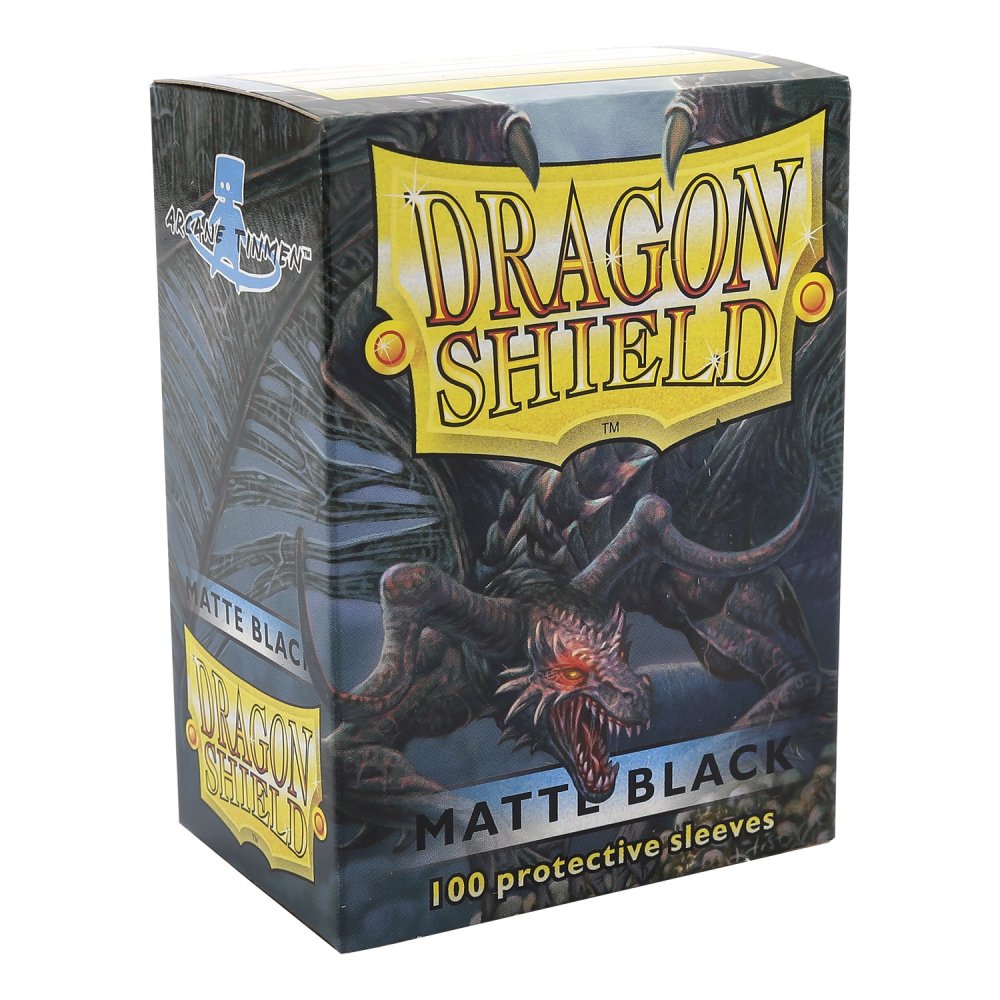 Dragon Shield: Sleeves  Matte  Black