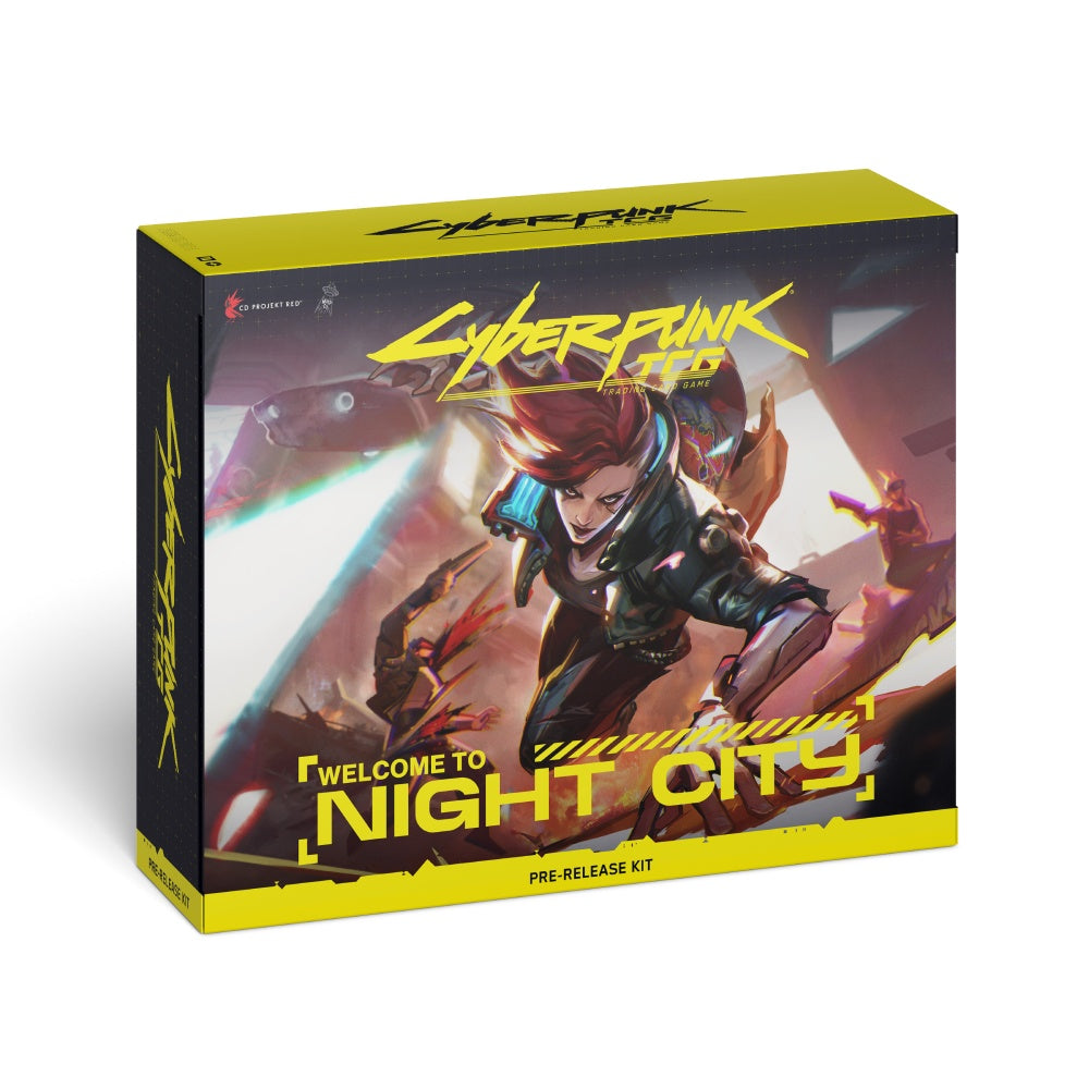 PREORDER Cyberpunk TCG: Pre-Release Kit  Welcome to Night City