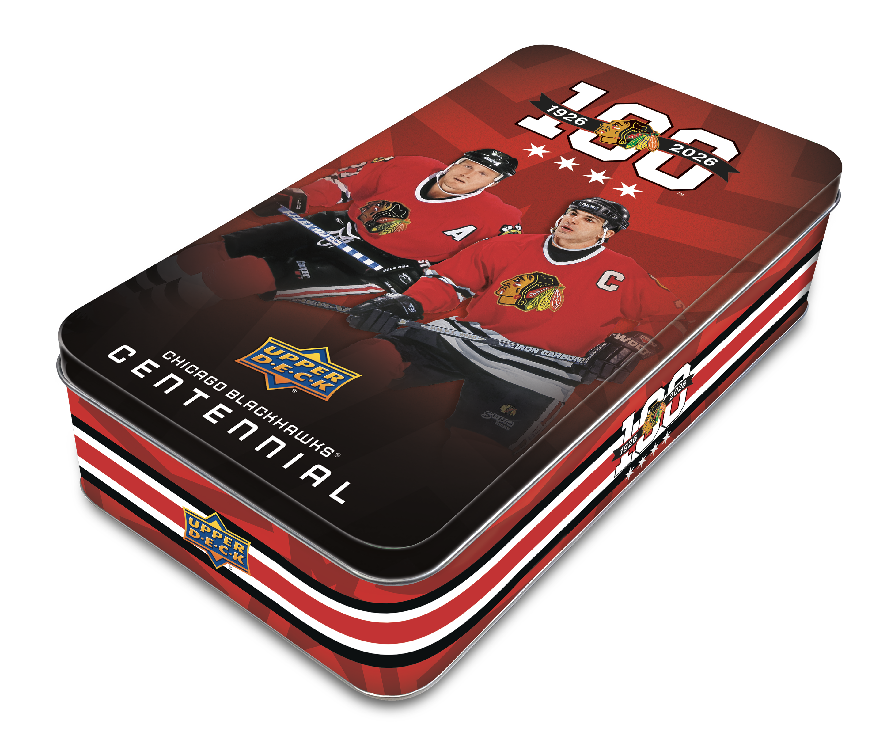 Upper Deck - 2025-26 - Hockey - Chicago Blackhawks Centennial - Hobby Box Tin