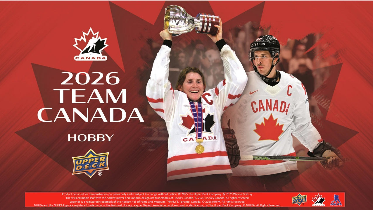 2026 Upper Deck Team Canada Hobby Case (Case of 12 Boxes) (Pre-Order)