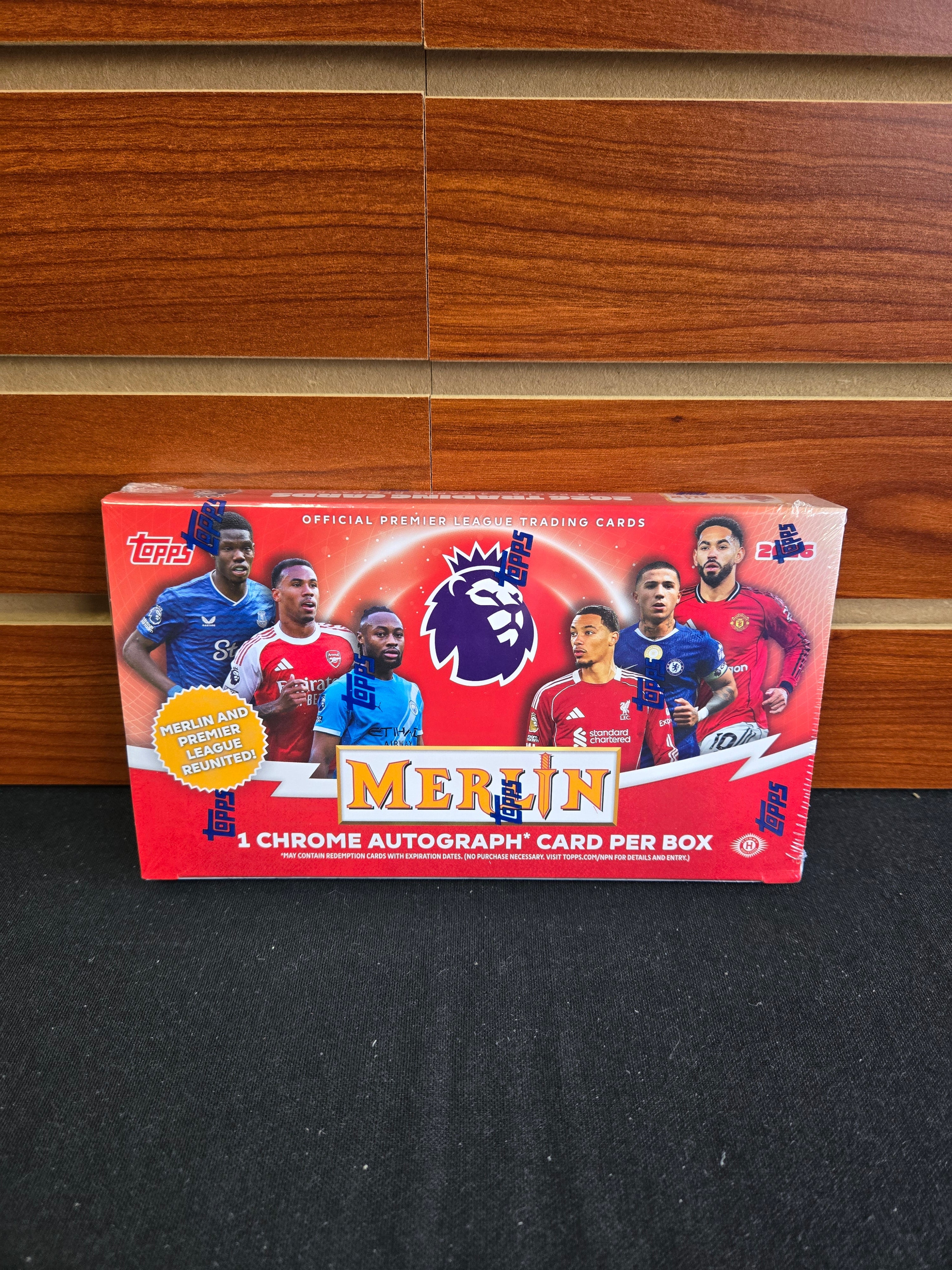 Soccer 2026 Topps Merlin English Premier League Soccer Hobby Box