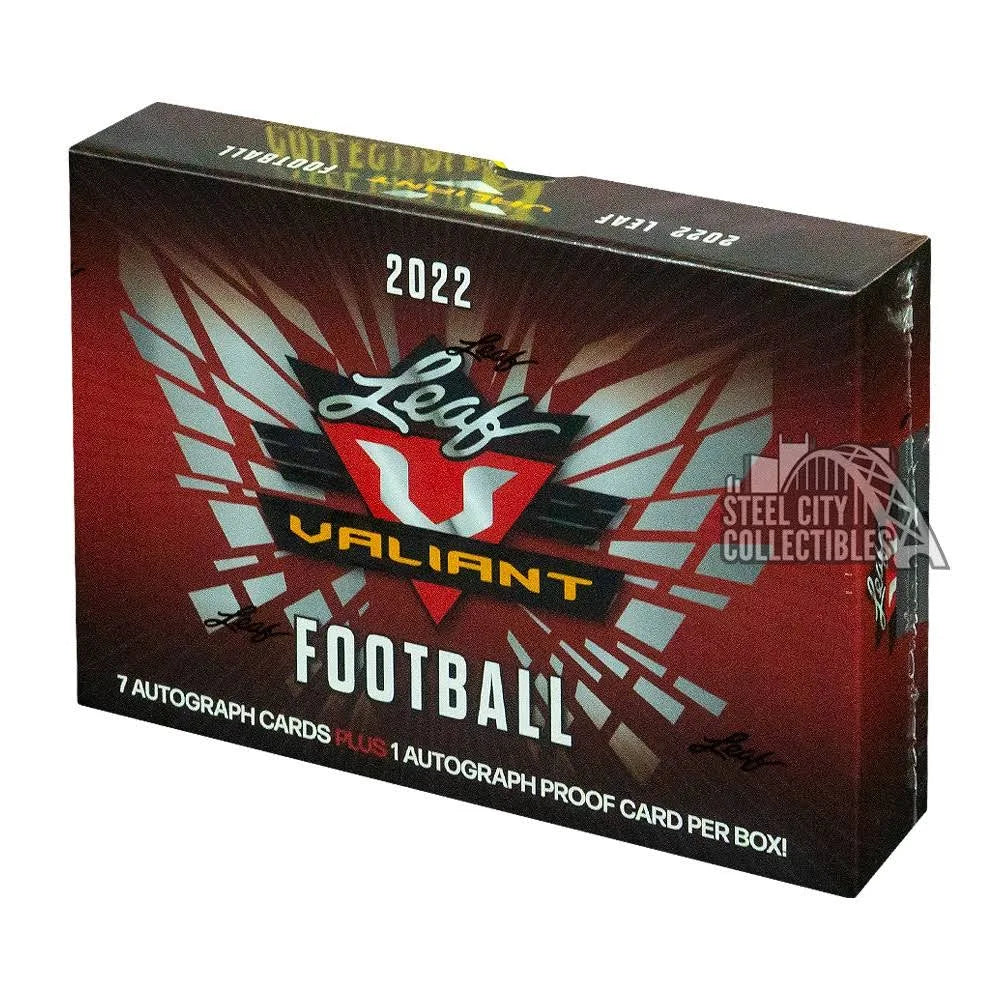 2022 Leaf Valiant Football Hobby Box