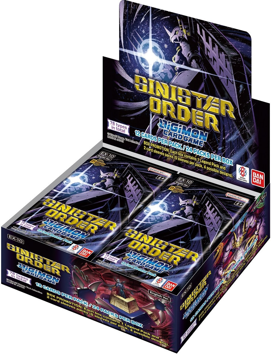 Bandai - Digimon - Sinister Order - Trading Card Extra Booster Box
