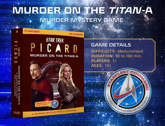 Beadle & Grimms Star Trek: Picard Murder on the Titan - A Mystery Game