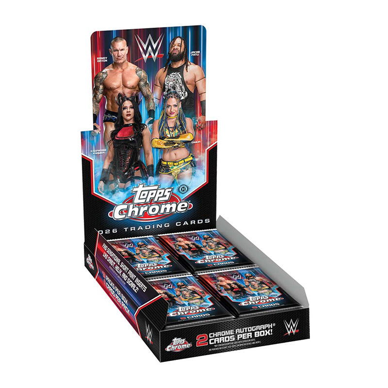 Topps 2026 WWE Chrome Hobby Booster Box