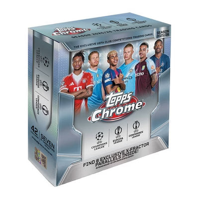 Topps - 2025-26 - Soccer - UEFA - Chrome - Mega Box