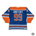 Wayne Gretzky Autographed Edmonton Oilers “Heroes of Hockey” Blue Adidas Jersey